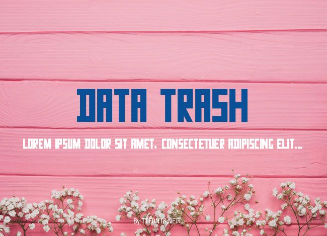 Data Trash example